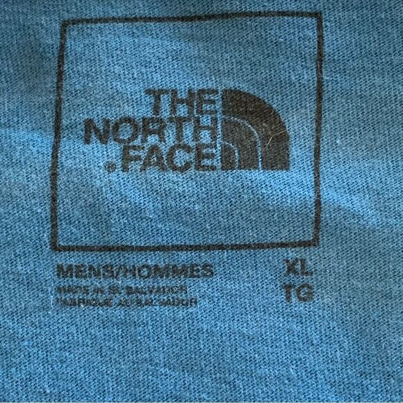 The North Face Standard Pocket Tee Blue Size XL - Picture 5 of 10